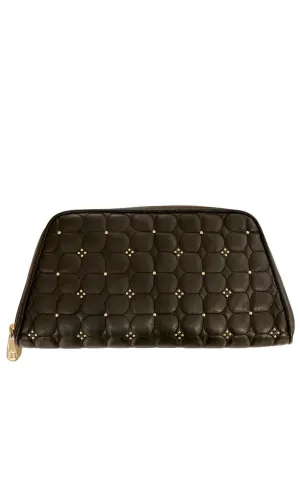 Black Leather Clutch