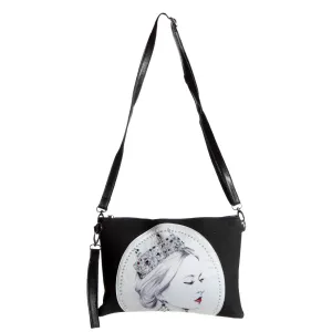 clutches/ black/ 23 cm * 20 cm / made in turkey -3482